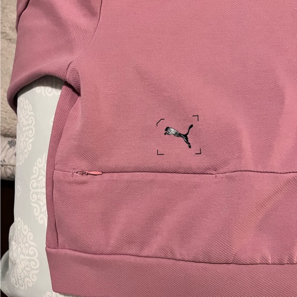 PUMA pink hoodie with zip pocket - Picture 8 of 9